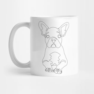 French Bulldog Line Art Mug